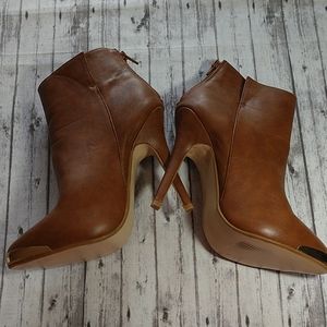 Charming Charlie Tan Ankle Boots